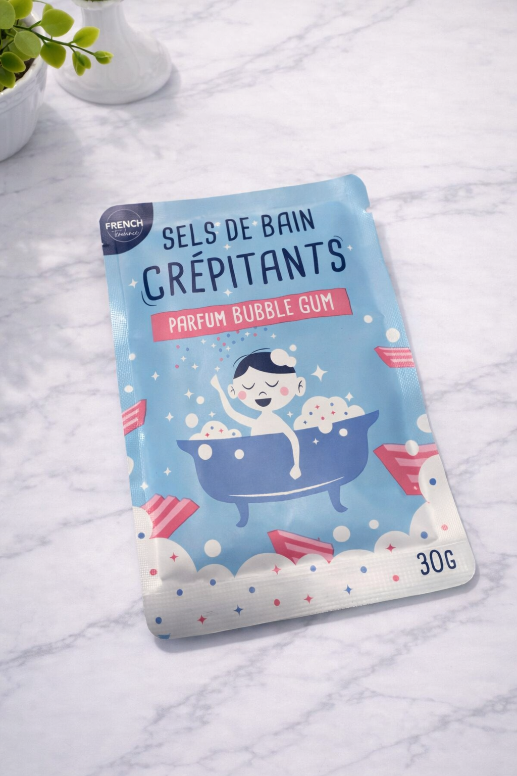 Sels de bain crépitants