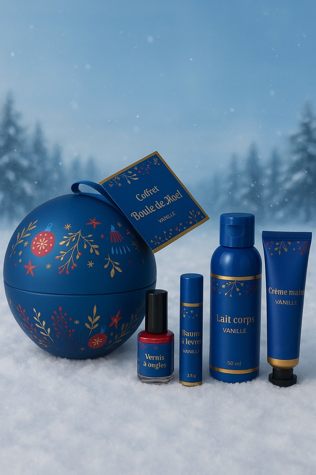 Coffret Boule de Noël Vanille - Édition Limitée