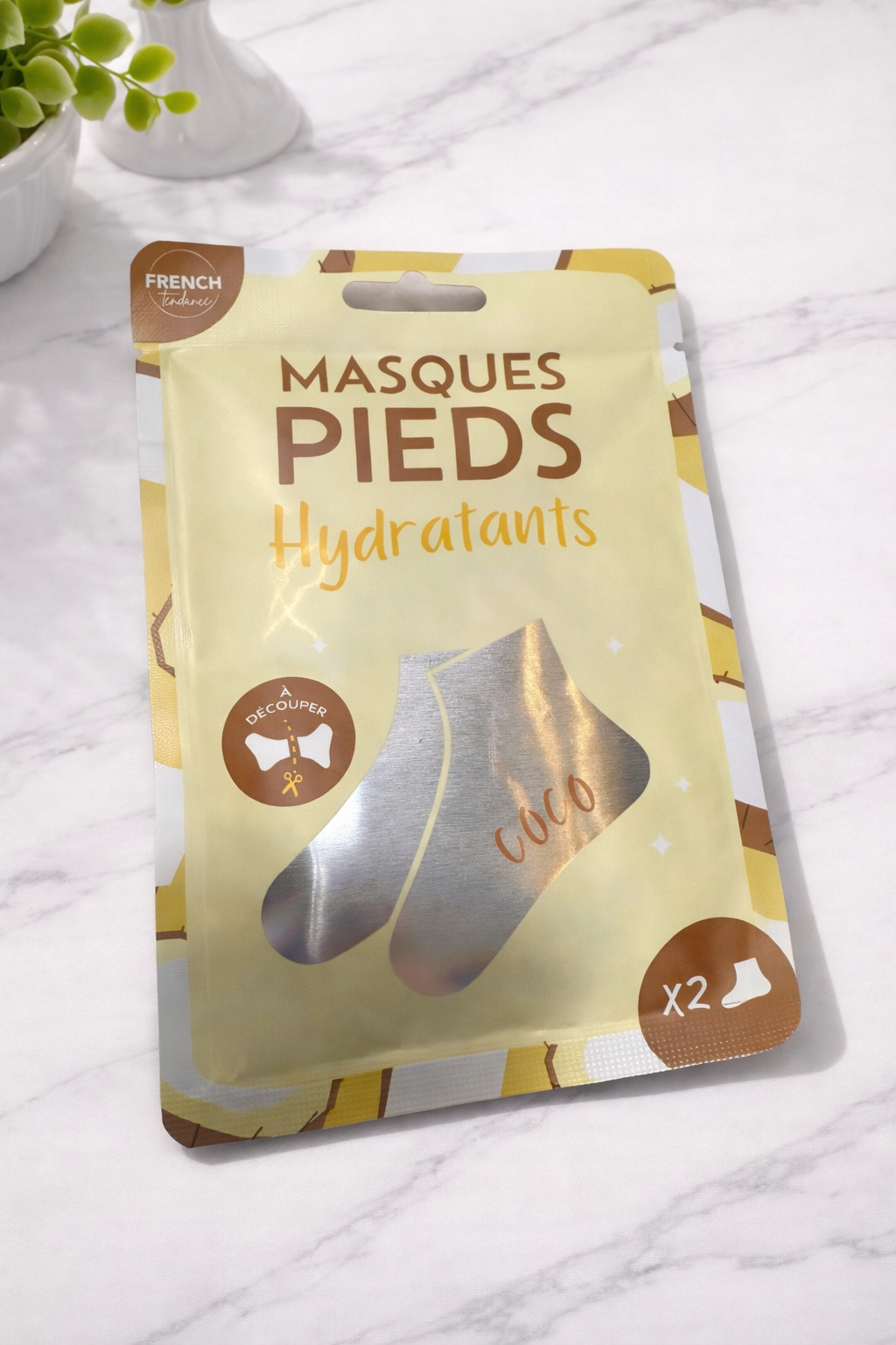 Masques pieds hydratants