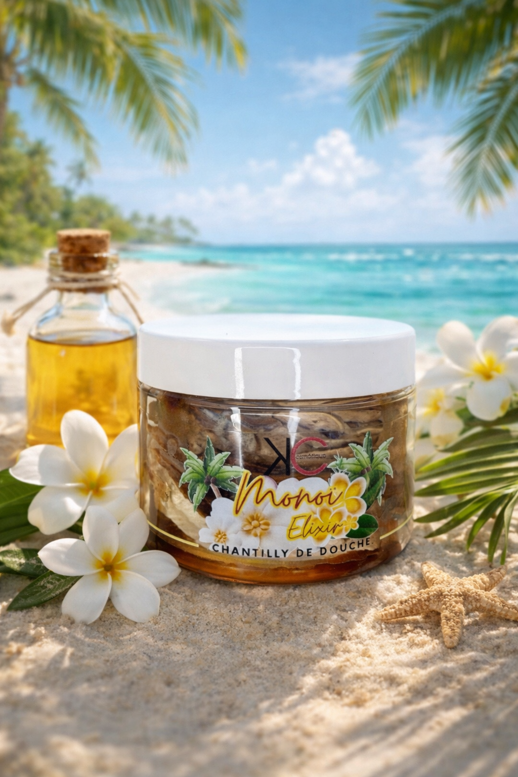 Chantilly de douche parfumée