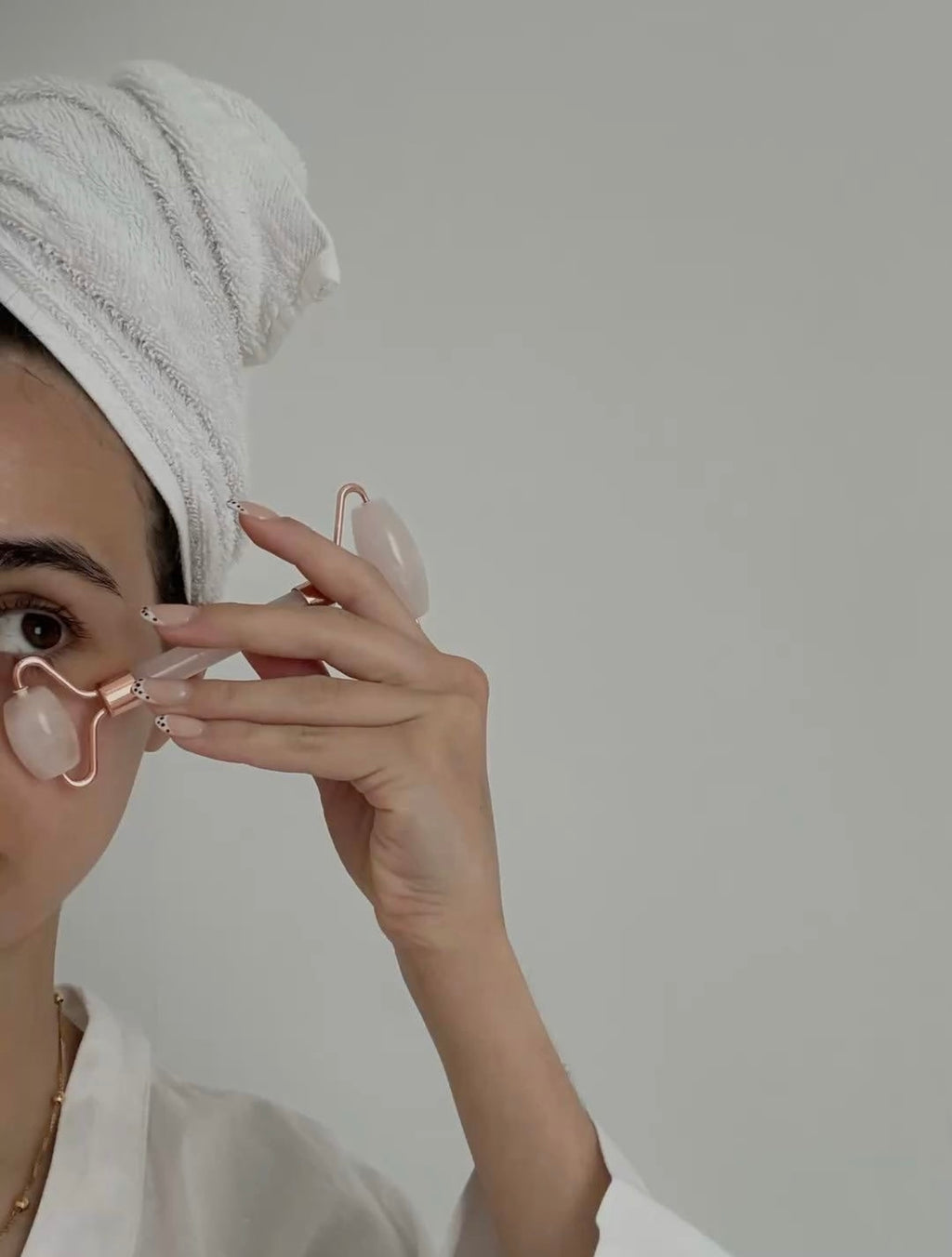 Gua sha visage quartz