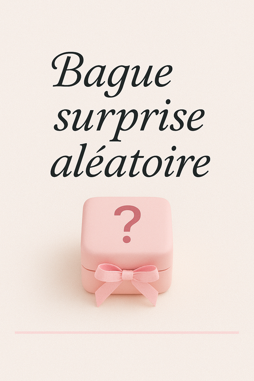 Bague surprise aléatoire - Acier inoxydable