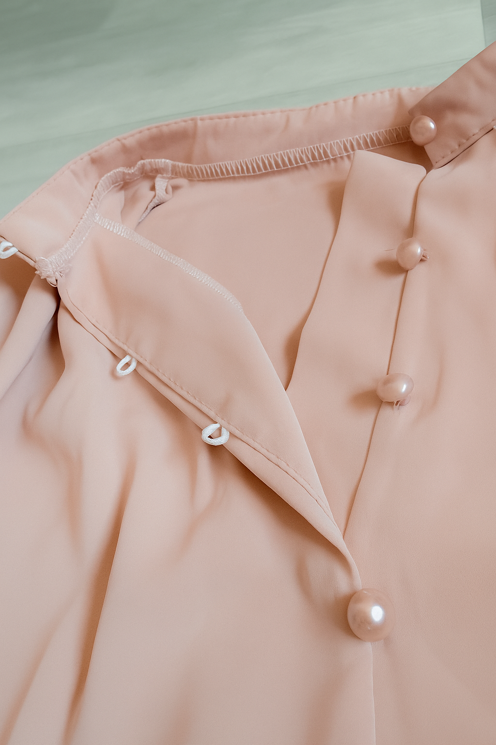 Blouse satinée