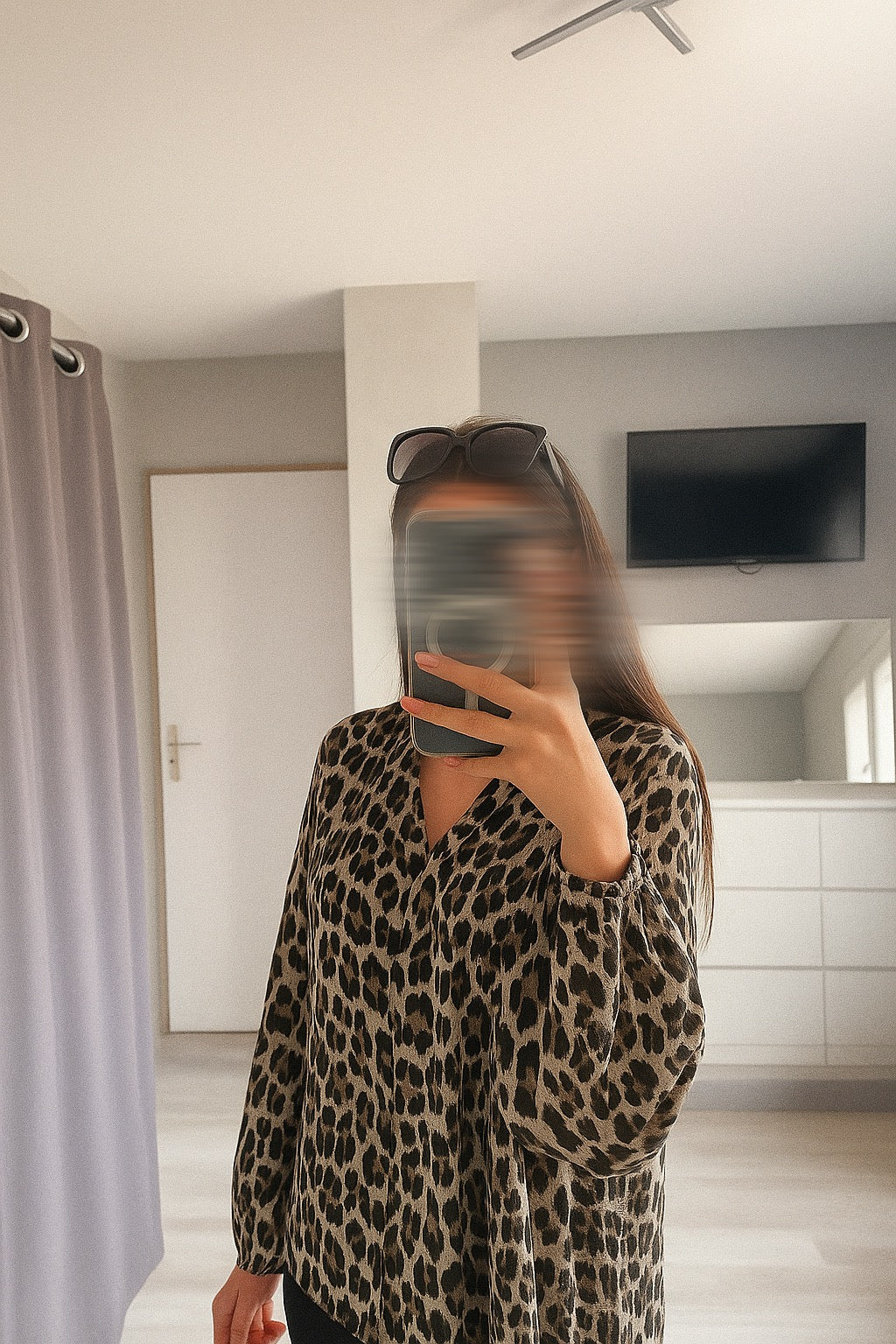 Chemise léopard