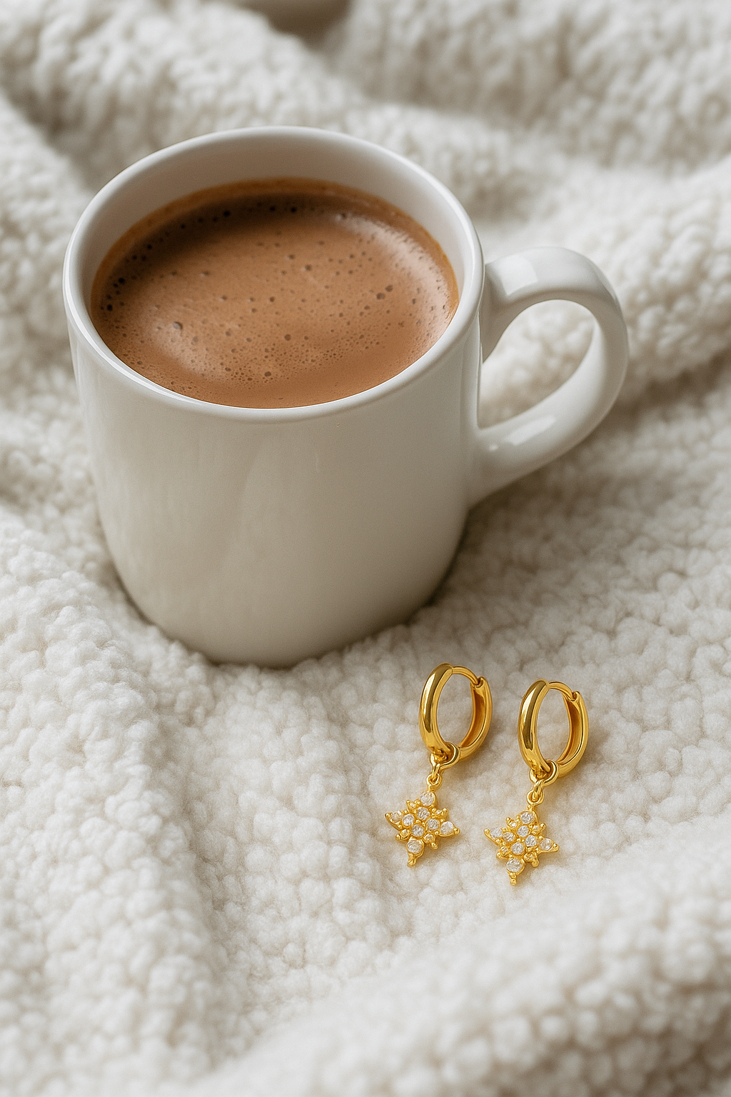 Boucles d’oreilles Flora - Acier inoxydable