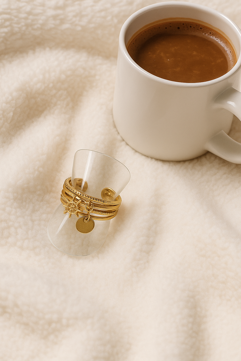 Bague Étoile - Acier inoxydable